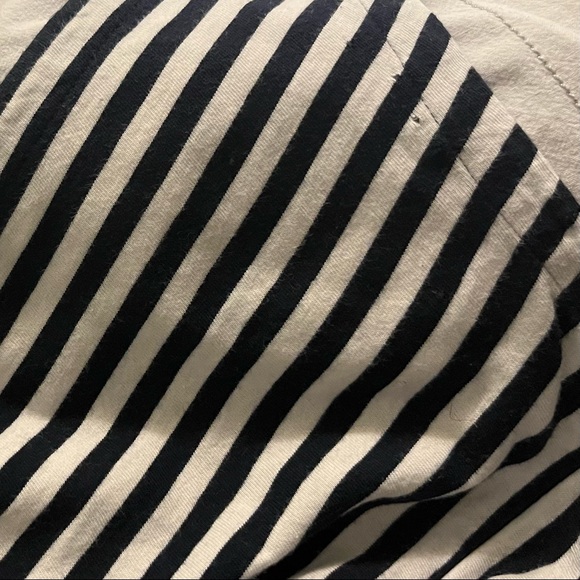 MDS Stripes M Amanda navy-White striped shorts Romper - Picture 13 of 14